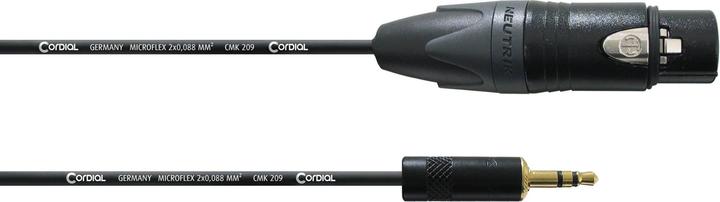 Produktbild Cordial CPM 1.5 FW-BAL - Sym. Klinken-Verbindungskabel 3.5mm Klinke NEUTRIK (1.50 m, XLR, 3.5mm Klinke (AUX))