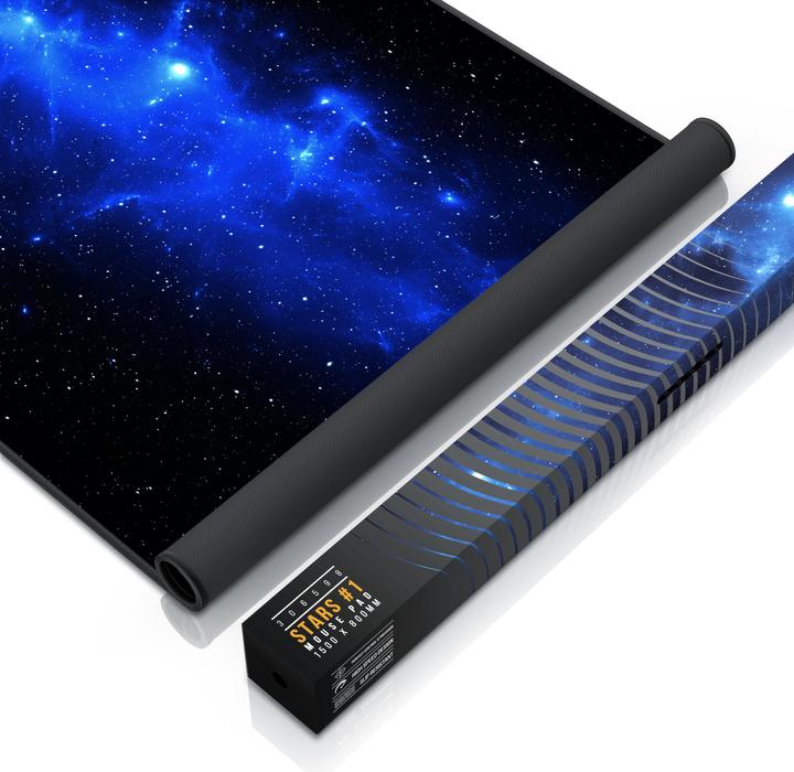 Produktbild Titanwolf Gaming Mauspad, XXXL Speed Gaming Mausmatte, Mousepad Extragrosse Fläche von 1500 x 800mm, Space (XXL)