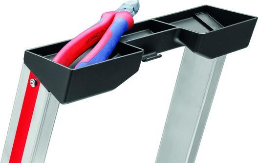 Actual product image Hymer-Leitern Stufenstehleiter 4126 / 4 Stufen (Stepladder, 164 cm)