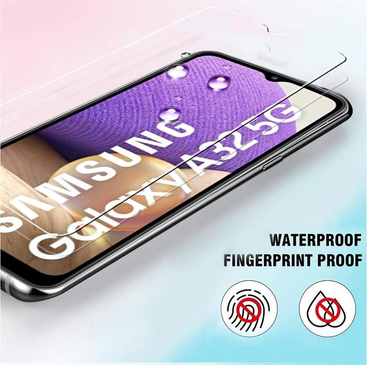 Actual product image Screenguard Samsung Galaxy A32 5G bulletproof glass protective film Case Friendly Design (1 pcs., Samsung Galaxy A32 5G)