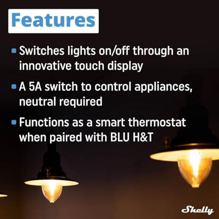 Actual product image Shelly Wall Display + BLU H&T