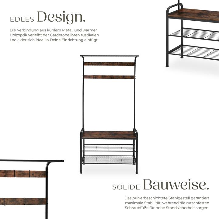 Produktbild tectake Garderobe