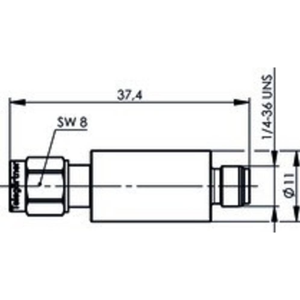 Thumbnail - Telegärtner Dämpfungsglied J01156A0031 1 S, Elektronikkabel + Stecker