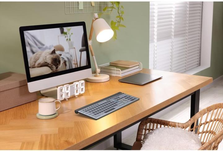 Actual product image Hama WK-750 Keyboard wireless grey (DE, Wireless)