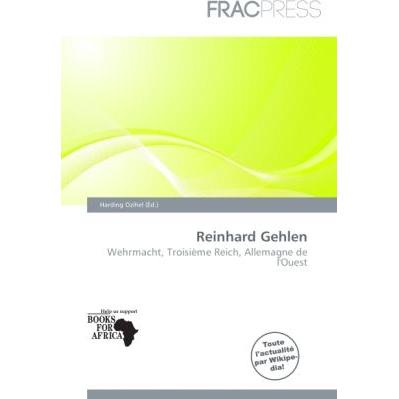Reinhard Gehlen, Fachbücher