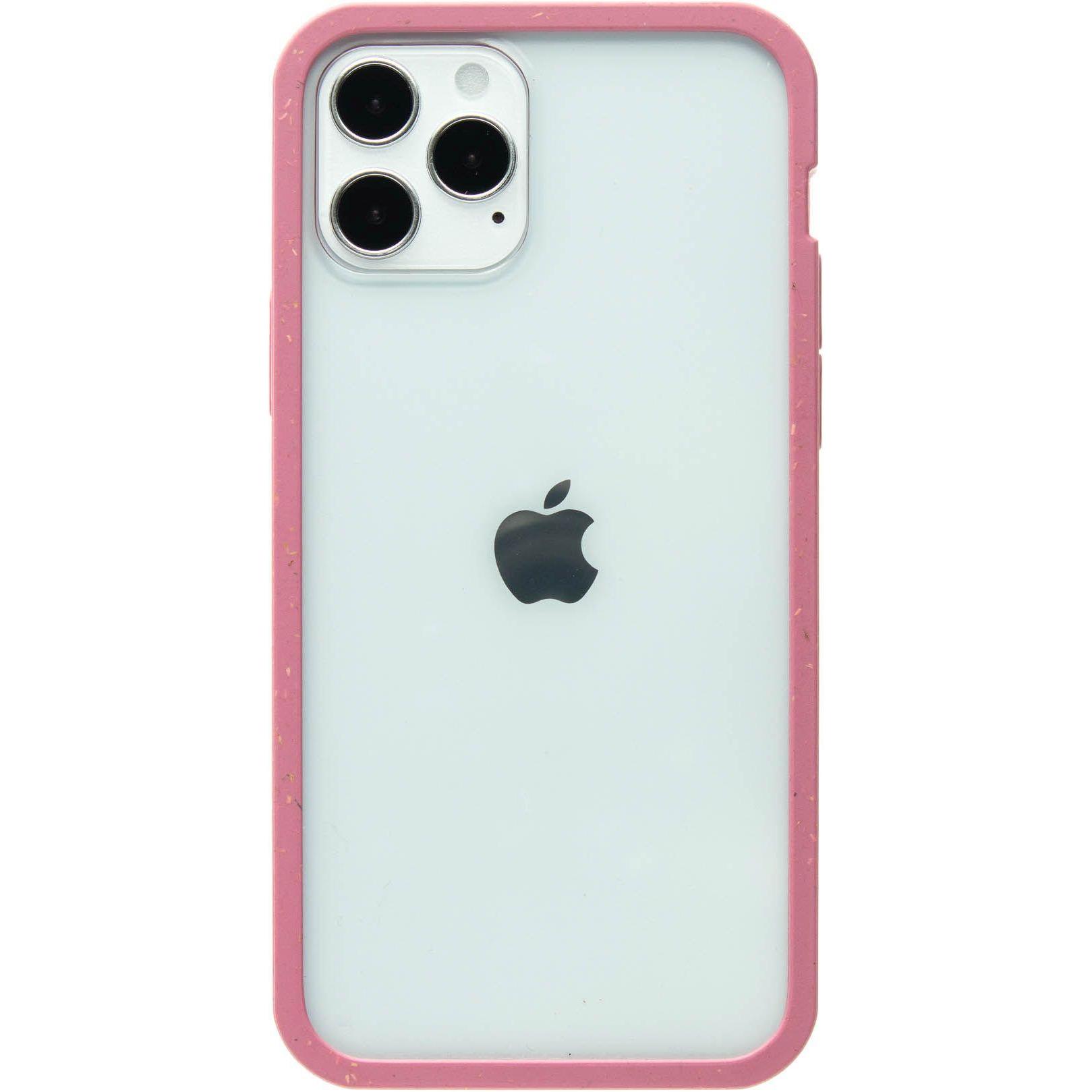 Pela Clear Eco Friendly Case (Apple iPhone 12 Pro, Apple iPhone 12), Smartphone Hülle, Rosa