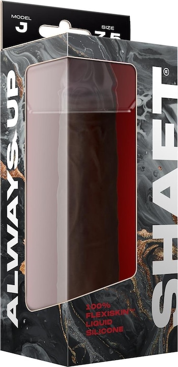 Productafbeelding Shaft Model J Flexiskin Dubbellaagse Realistische Dildo voor Diepere Penetratie Extreem Zacht Seksspeeltje