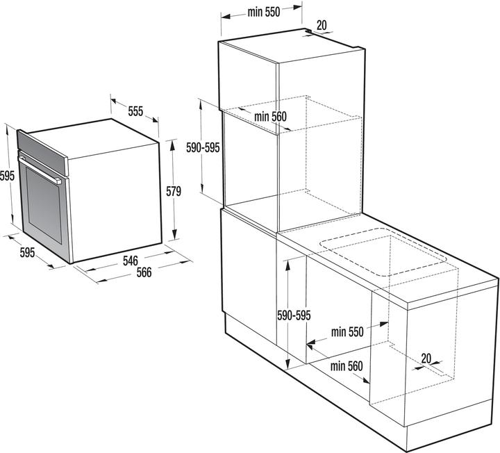 Produktbild Gorenje PIEKARNIK BO798S37BG