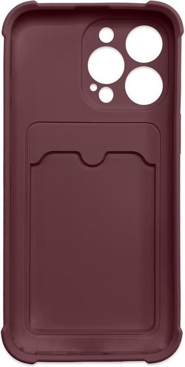 Actual product image Hurtel Card Armor Case Pouch Cover For Samsung Galaxy A22 4G Card Wallet Silicone Armor Cover Air Bag Raspb (Samsung Galaxy A22)