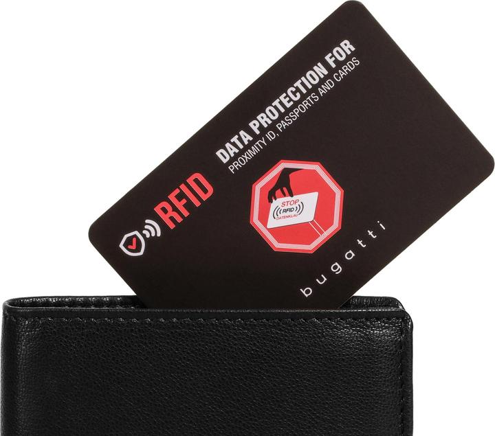 Actual product image Bugatti "Black Magic" Hochformatbörse / upright wallet