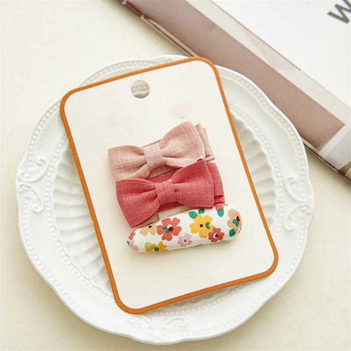 Produktbild Activity Board Adorable Floral Bow Hair Clips - Perfekte Kopfbedeckung Zubehör (3 Stk.)