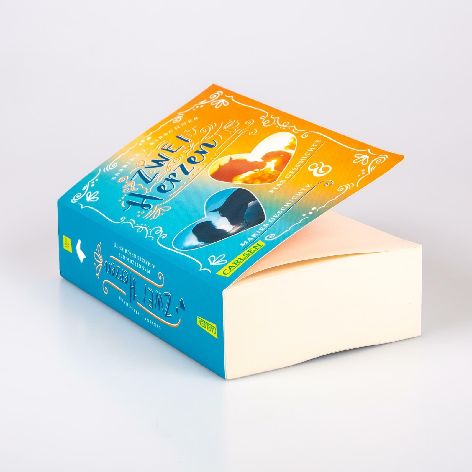 Thumbnail - Zwei Herzen – eine Pferdeliebe: Doppelband: Pias Geschichte / Maries Geschichte, Kinderbücher von Sabrina J. Kirschner