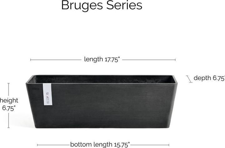 Produktbild Ecopots Bruges (17 x 45 x 17 cm)