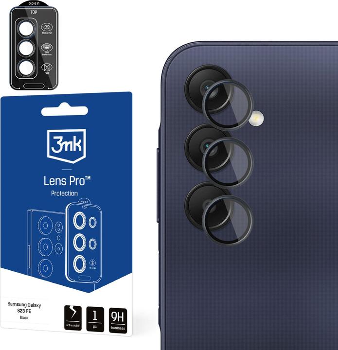 Image du produit 3MK Samsung Galaxy A25 5G - Protection d'objectif Pro Noir (1 pcs, Samsung Galaxy A25 5G)