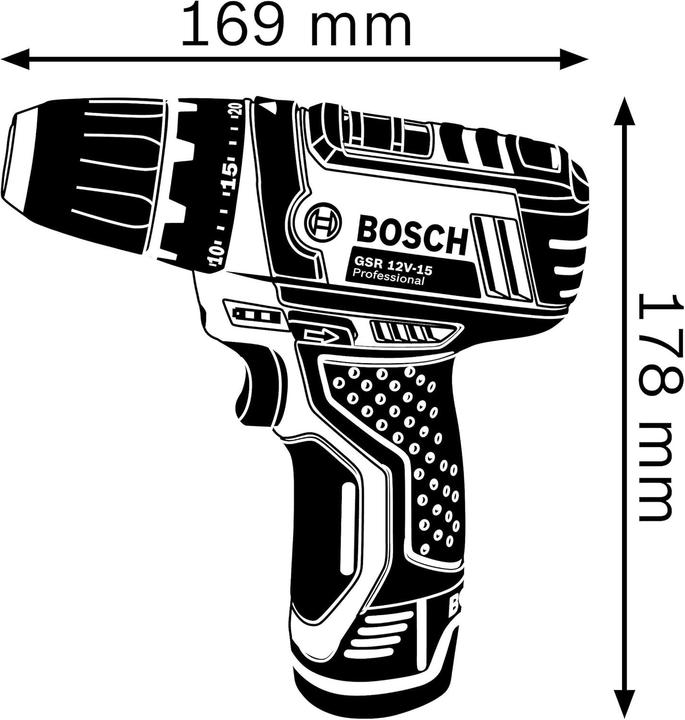 Produktbild Bosch Professional GSR 12V-15