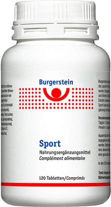 Actual product image Burgerstein Sport (120 Piece, Pills, 230 g)