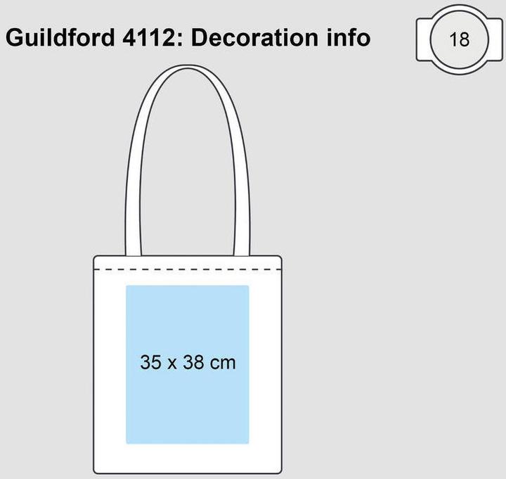 Immagine prodotto Shugon Borsa per la spesa in cotone Guildford da 15 litri (15 l)