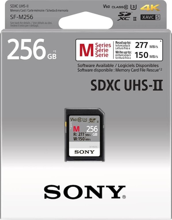 Actual product image Sony SF-M Tough (256 GB, SDXC, U3, UHS-II)