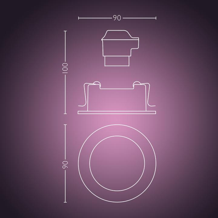 Actual product image Philips Hue Centura Base (350 lm, GU10)