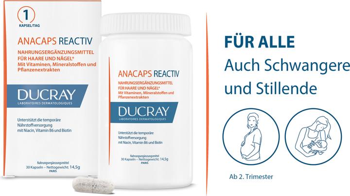 Produktbild Ducray Anacaps Reactiv (90 Stück, Kapseln, 83 g)