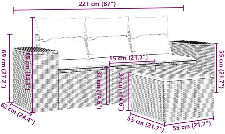 Produktbild vidaXL Deacon