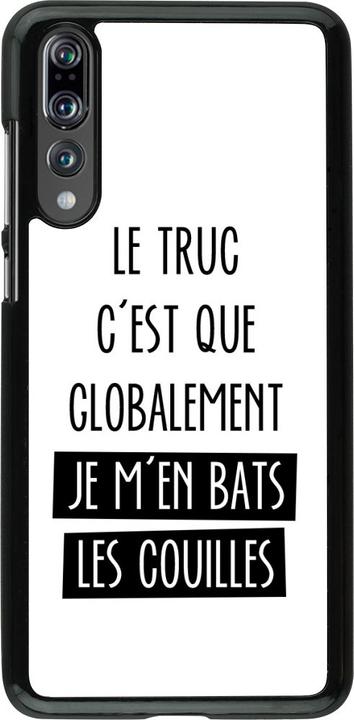 Actual product image PhoneLook Coque Le truc globalement bats les couilles (Huawei P20 Pro)