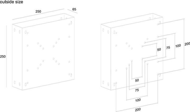 Image du produit Multibrackets Media Box Boîtier de signalisation numérique