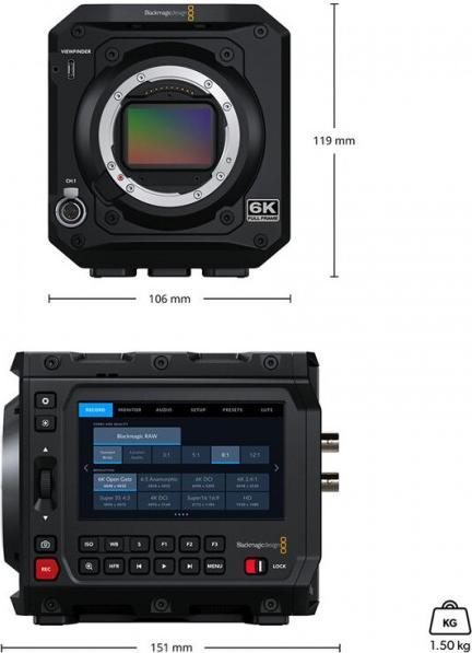 Produktbild Blackmagic PYXIS 6K (PL-Mount) (24.60 Mpx)