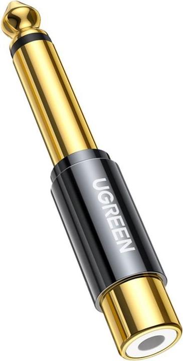 Ugreen 6.35 mm Klinken Stecker auf RCA Cinch Buchse Adapter (Klinkenadapter)