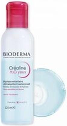Actual product image Bioderma Micellar eye make-up remover Créaline H2O Yeux (Micellar Biphase Sensitiv e Eyes) 125 ml (Make-up remover, 125 ml)