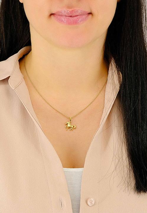 Image du produit Muau Pendant horse yellow gold 750, 19x16mm (Or jaune 750/18K)