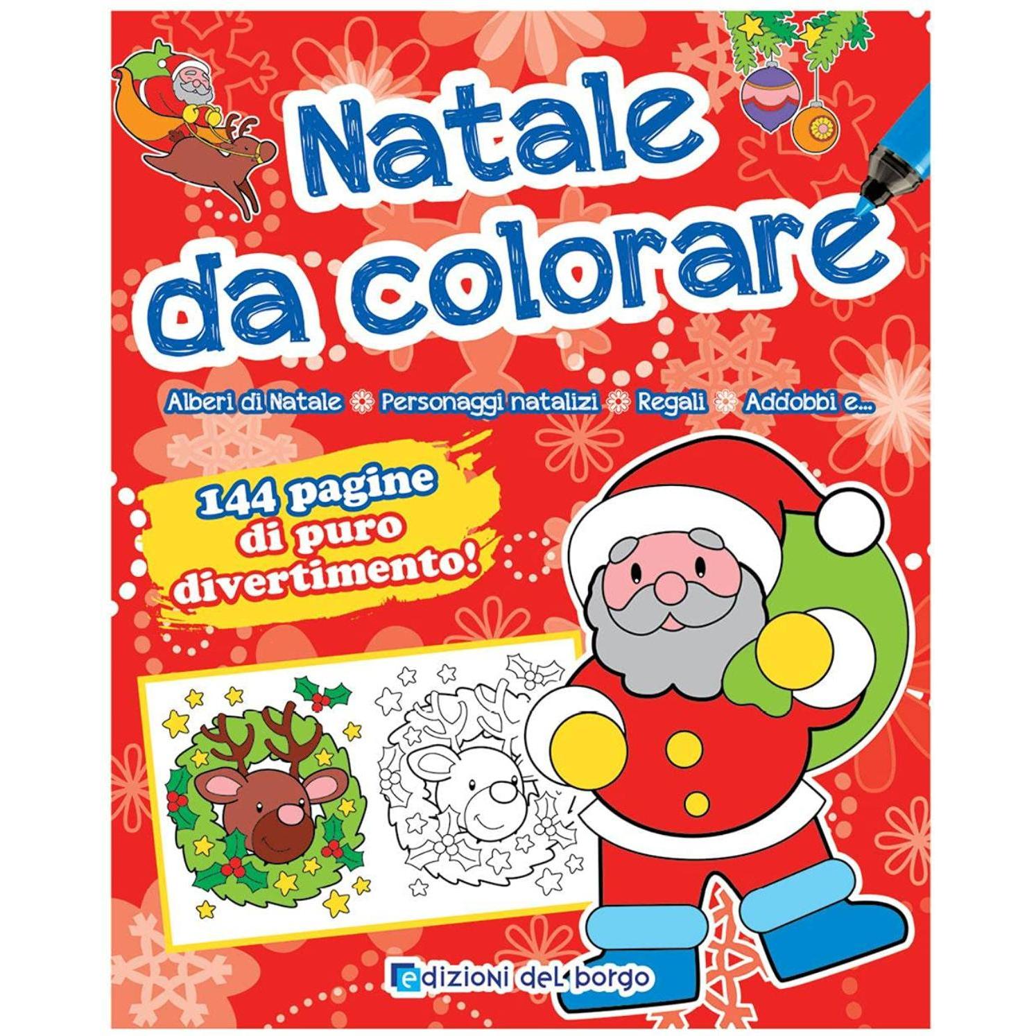Edizioni del Borgo Natale da colorare. Ediz. a colori (63990735)