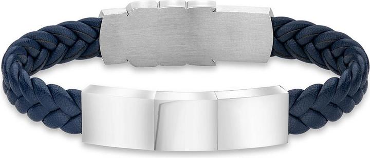 Produktbild Police Valorious Armband (21 cm, Edelstahl, Leder)