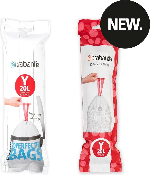 Actual product image Brabantia PerfectFit waste bag (20 x, 20 l)