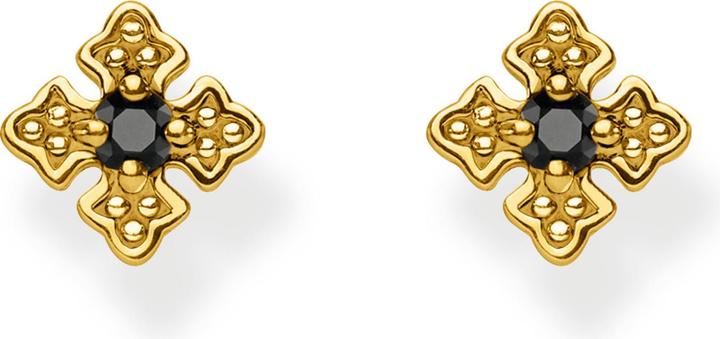 Actual product image Thomas Sabo Stud earrings royalty gold (750 yellow gold gilding, 925 sterling silver)