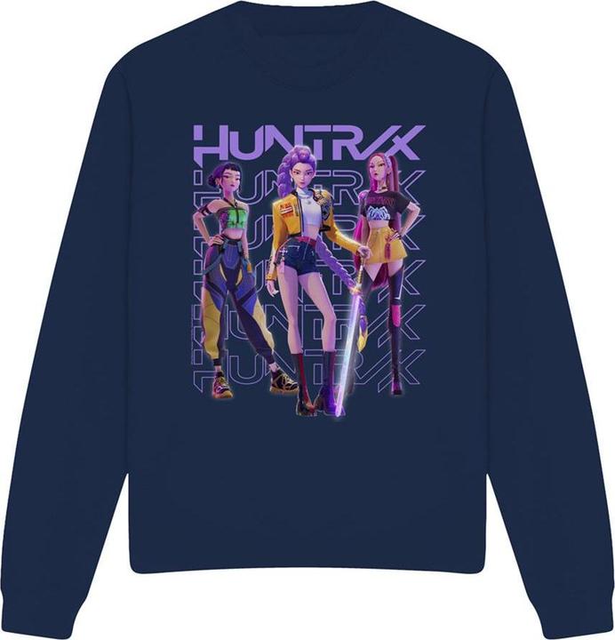 Image du produit K-Pop Demon Hunters - Sweat motif Huntr/X style Photo de groupe - Adulte (M)