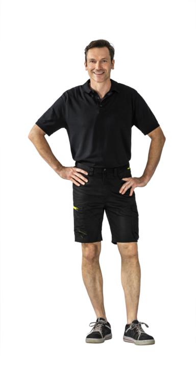Actual product image Planam Stretchline Shorts black size XL (XL)