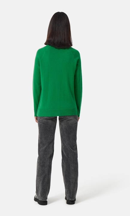 Image du produit Cash-Mere Kaschmir Rundhals Pullover mit Seitenschlitzen (S)
