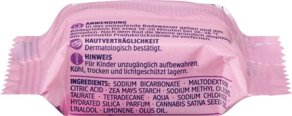 Actual product image dm Balea Bubble bath tabs Wellness triple