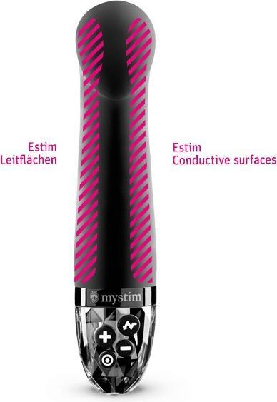 Image du produit Mystim Vibromasseur Right on Ron eStim Noir