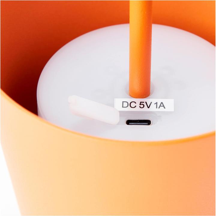 Actual product image Brilliant LED-Akku-Tischleuchte Kaami, 2 W, 310 lm, 3000 K, orange, 2er Set (310 lm)