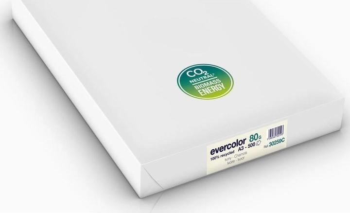 Actual product image Clairefontaine Multifunctional paper evercolor RC A3 420x297mm 80g/qm ivory PU=500 sheets (80 g/m², 500 x, A3)
