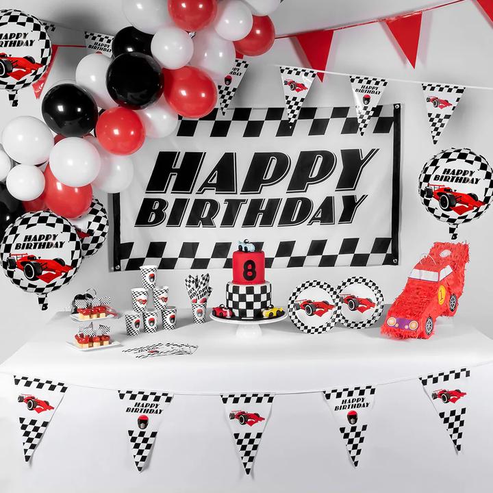 Productafbeelding Boland Raceauto verjaardagsfeestje (1 Pcs.)