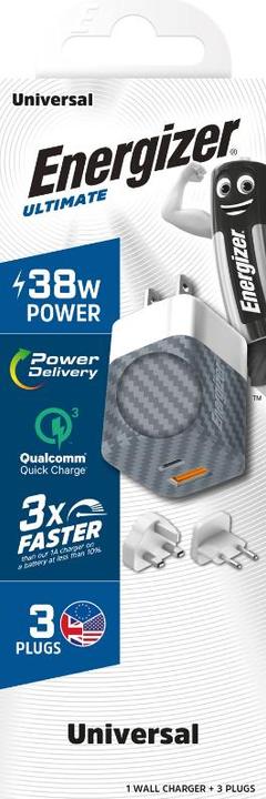 Image du produit Energizer Chargeur Power-Delivery - 38 W - EU/UK/US (38 W)