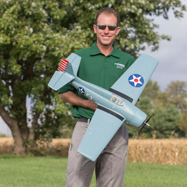 Produktbild Parkzone F4F Wildcat 1000mm BNF Basic mit AS3X (Warbird)