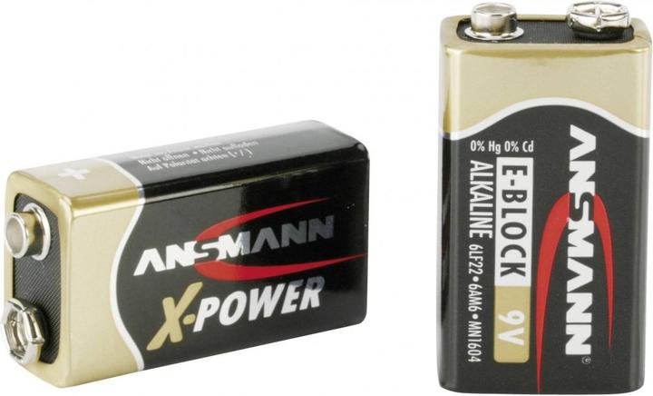 Produktbild Ansmann X-Power (1 Stk., 9V Block, 550 mAh)