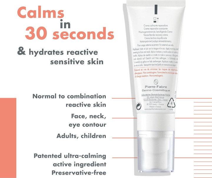 Actual product image Avène Tolérance Control soothing cream (40 ml, 24h cream)