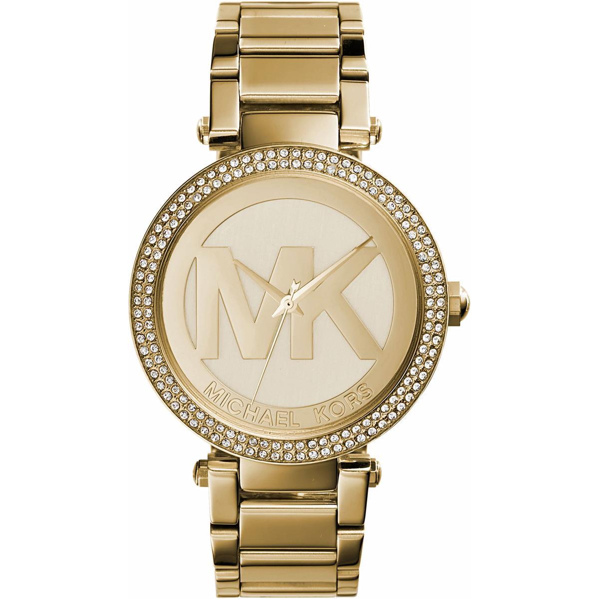 Michael Kors, Orologio da polso, Parker, Oro, (Orologio da polso analogico, 39 mm)