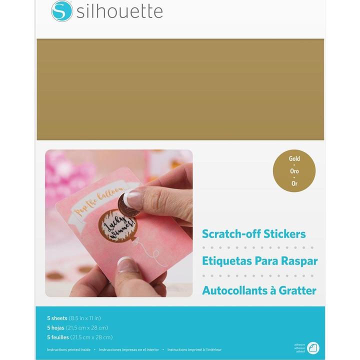 Actual product image Silhouette Paper stickers