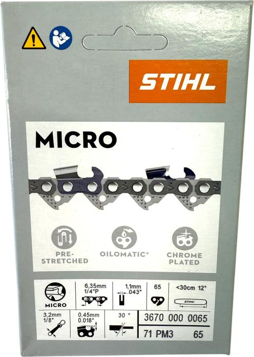 Actual product image Stihl PM3 65 Picco Micro (Chainsaw, Saw chain)